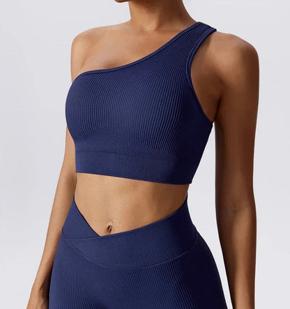 ADVANCE CROP TOP - NAVY