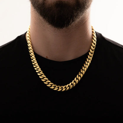 CUBAN CHAIN GOLD - NECKLACE