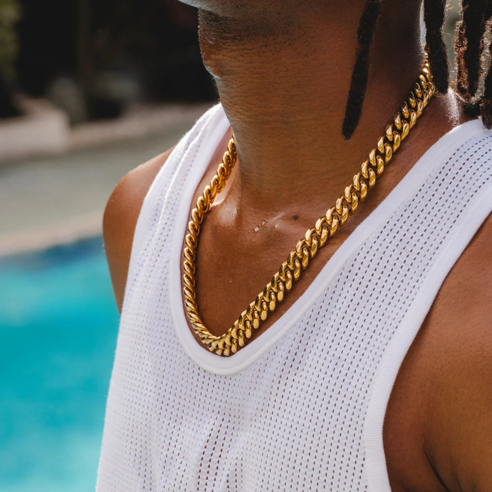 CUBAN CHAIN GOLD - NECKLACE