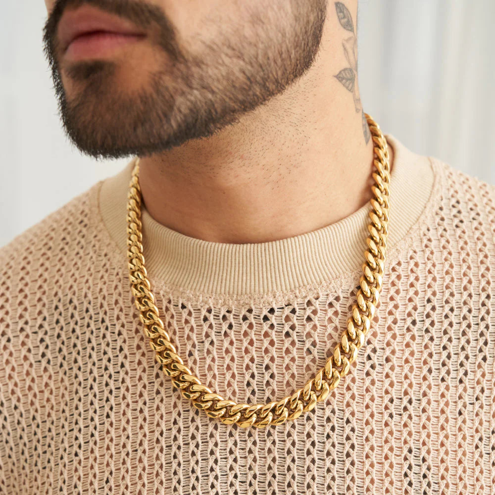 CUBAN CHAIN GOLD - NECKLACE