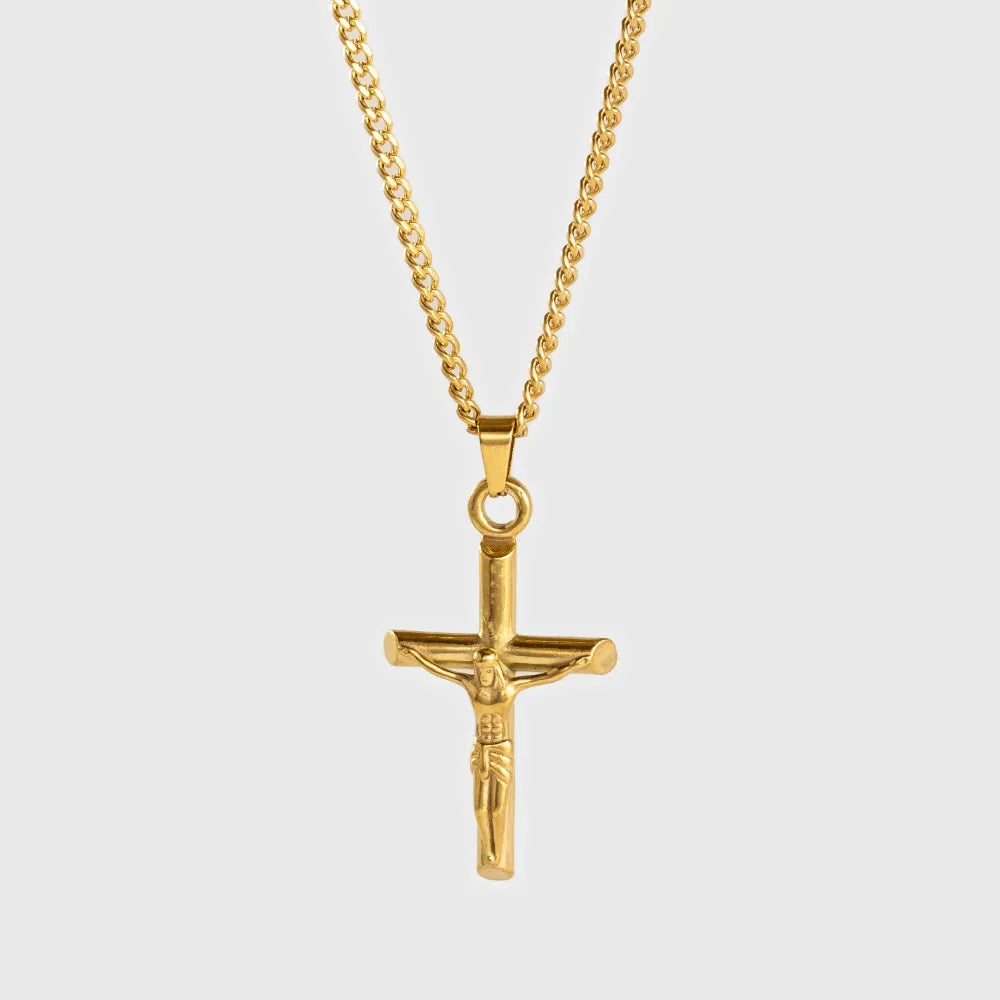 CRUCIFIX PENDANT - GOLD