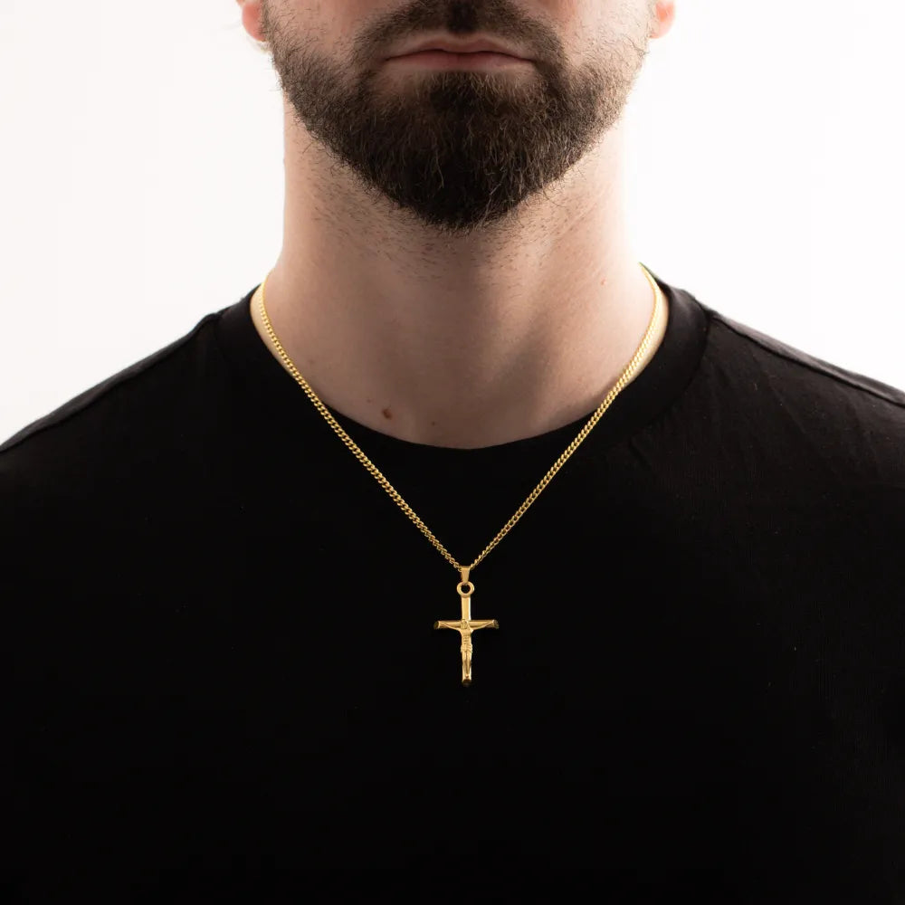 CRUCIFIX PENDANT - GOLD