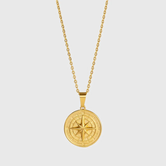 COMPASS PENDANT - GOLD