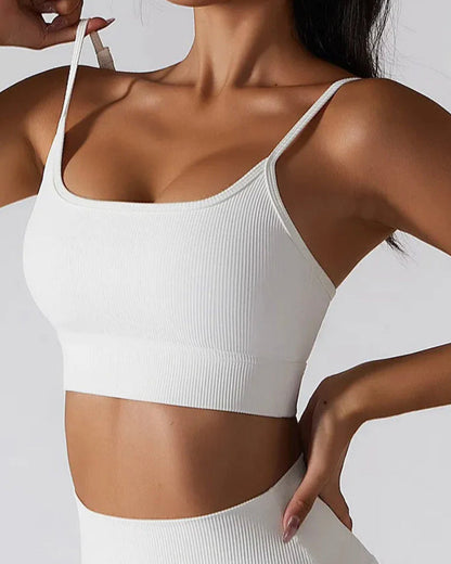 FLOW SPORTS BRA - PEARL